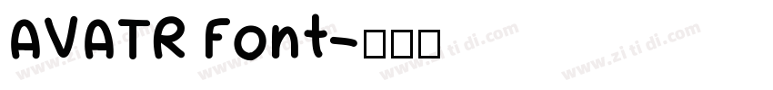 AVATR Font字体转换